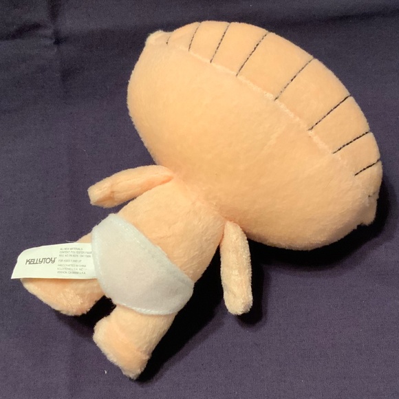 Kellytoy 2005 Family Guy “Stewie” In Diaper Beanie Plush Toy - Picture 5 of 11